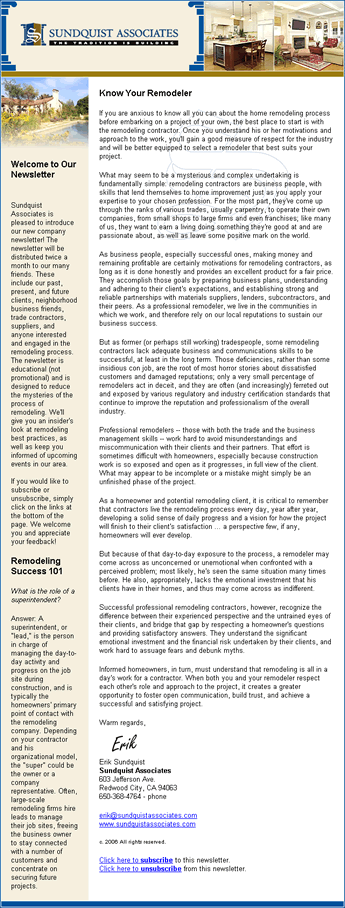 Sundquist Associates